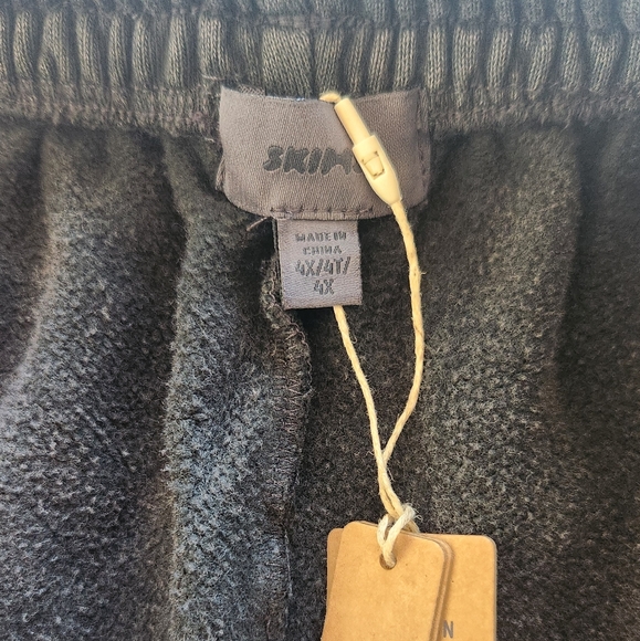 🏷️SKIMS Boyfriend Fleece Lounge Shorts Ash 4X - Picture 10 of 12